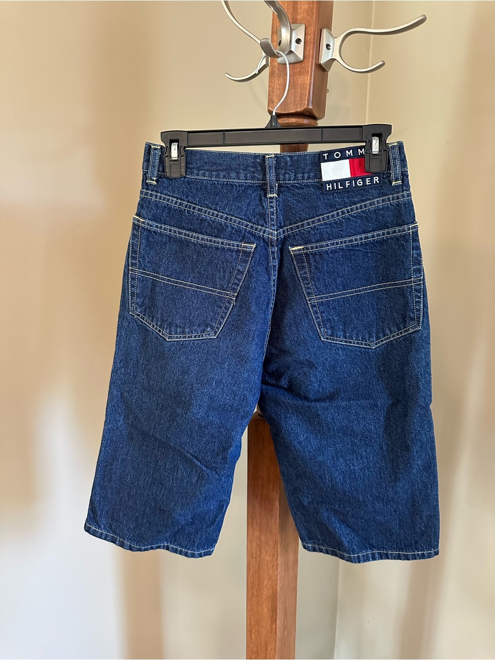 Tommy Hilfiger Women’s Navy Blue Denim Jean Shorts